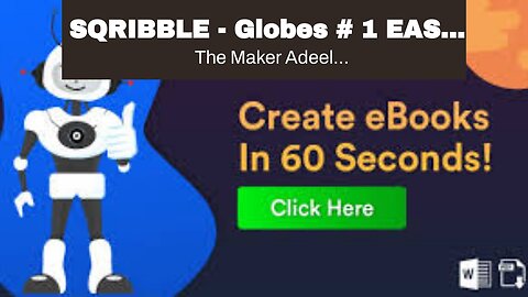 SQRIBBLE - Globes # 1 EASY TO USE & POWERFUL book Maker Studio