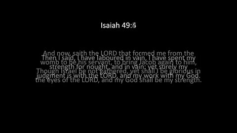 Isaiah Chapter 49