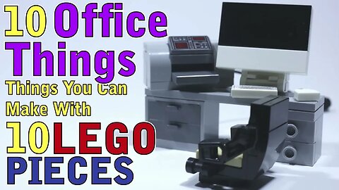 10 Office Things you can make with 10 Lego Pieces