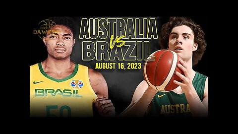 Australia vs Brazil Full Game Highlights | FIBA World Cup Warm-Up | August 16, 2023