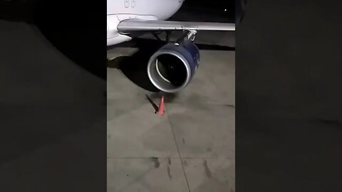 CFM56 Engine Rotation - A320 Engine CFM56 Windmilling on Ground