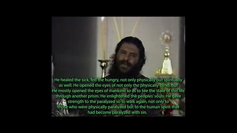 Sermon for Holy Thursday w/English Subtitles