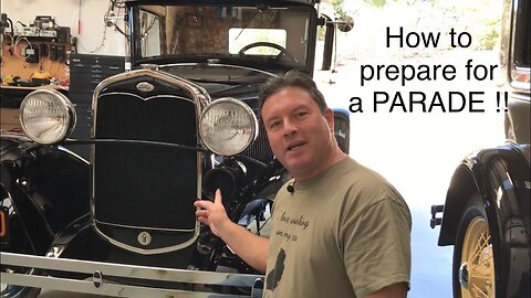 How to prepare your Ford Model A for a PARADE! (The 2020 Sonora Christmas Parade)