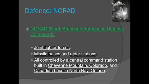 NORAD North Bay Ontario Canadian Military Base