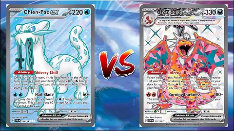 Pokemon TCG Live Chien-Pao Baxcalibur VS Charizard EX!!