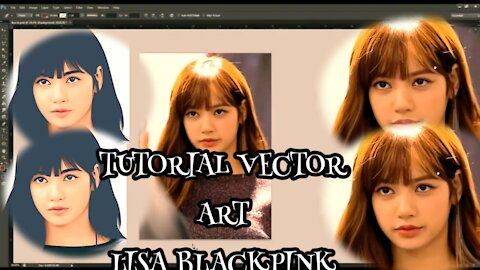 LISA BLACKPINK || TUTORIAL VECTOR ART DESIGN