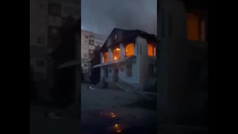 🇷🇺🇺🇦National Police Building Destroyed In Severodonetsk, Ukraine