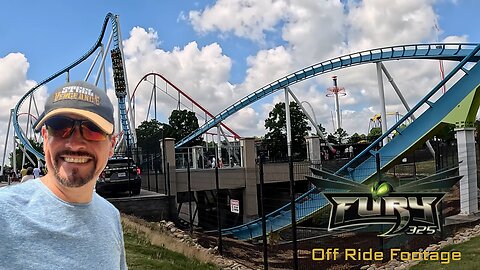 FURY 325 at CAROWINDS, North & South Carolina, USA [Off Ride Footage]