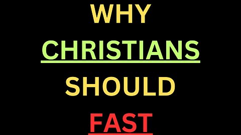 Why Christians Should Fast - Skyhigh Maximilian