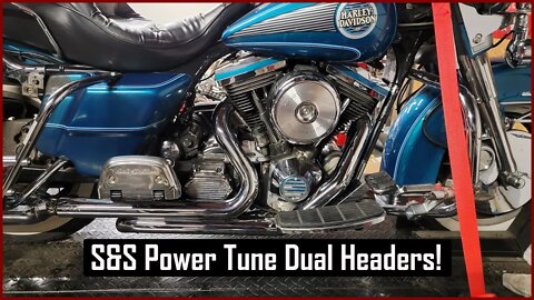 S&S Power Tune Dual Headers