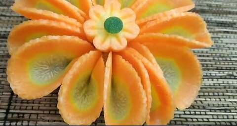 Amazing Vegetable Carving Ideas For Food Garnishes & Arts