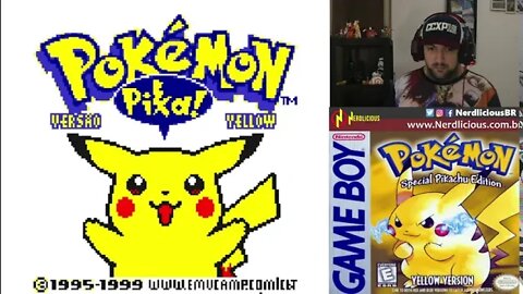 Live jogando POKÉMON YELLOW na Twitch