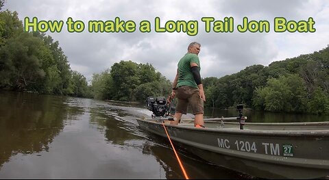 Building the ultimate Mud-Skipper Long Tail Jon Boat-Full Tutorial!