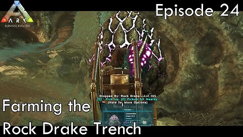 Farming the Rock Drake Trench - Ark Survival Evolved - Aberration EP24