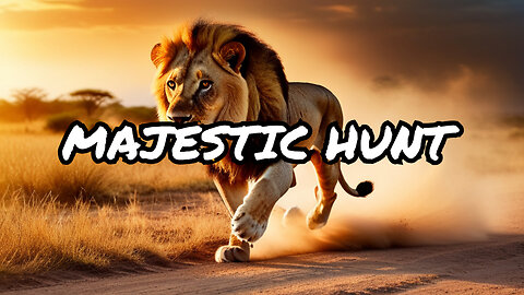 The Hunt: Majestic Lion Captures Prey in Thrilling Chase