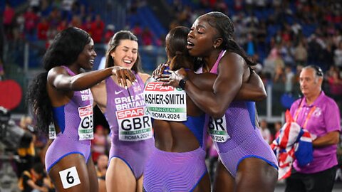 Great Britain Win Women’s 4x100M Relay Gold: European Athletics Championships.