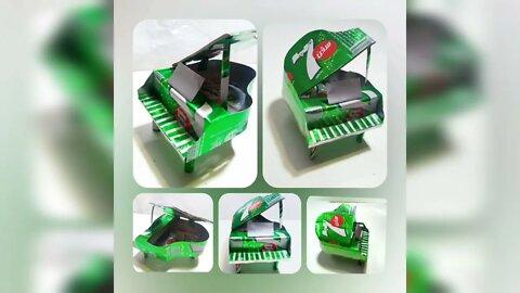 A new idea to turn 7up cans into a wonderful piano 2023