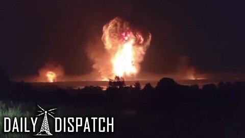 Ukraine Drone Attacks Russian Ammo Depot In Major War Escalation