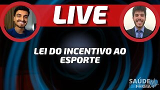 Como é trabalhar com Lei do incentivo ao Esporte🎙Live Bate-Papo com Célio Melo