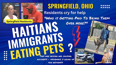 Thousands of illegal Haitians invade Springfield Ohio