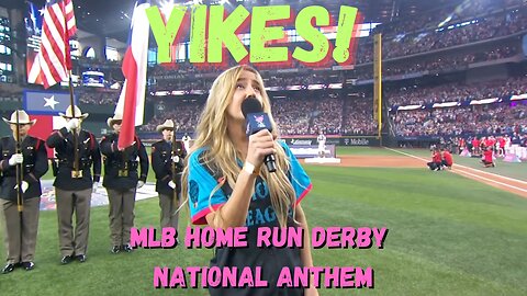 MLB Home Run Derby National Anthem - YIKES