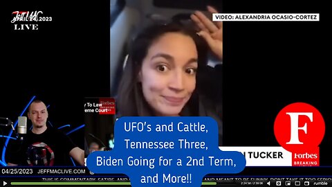 UFO's and Cattle, Tennessee Three, Biden Going for a 2nd Term, and More!!