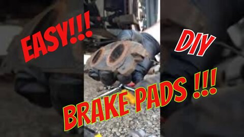 How to replace brake pads . Easy DIY!!!