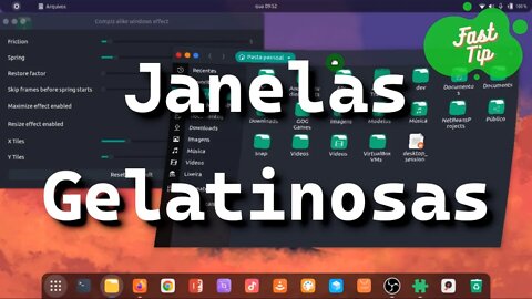 Como Ativar Janelas Gelatinosas para Gnome