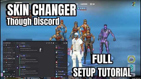 Fortnite Skin Changer ⚡️Discord Commands⚡️ 💥ALL PLATFORMS💥