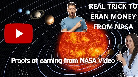 Proof of earning from Nasa video in 1 Day