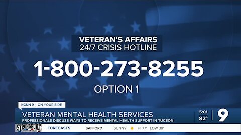 Veteran's Affairs offers counseling, mental health resources for local veterans