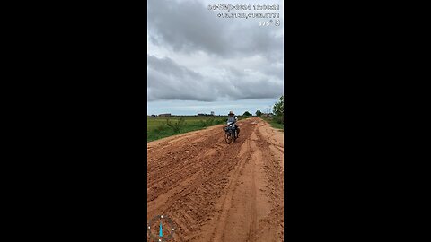 Heaven road in rural areas in Siem Reap Cambodia