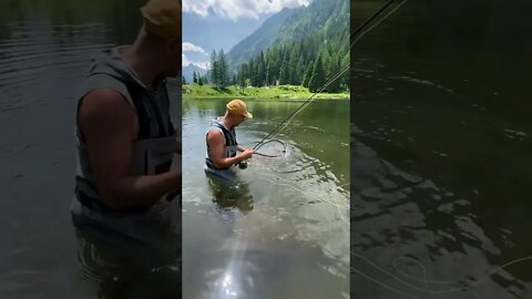 It was quite a surprise on a dry fly trout fishing in Miami