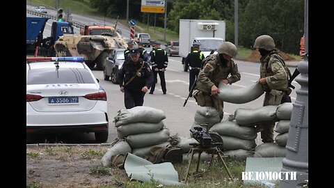 Wagner group DESTROYS the road block on the way to Moscow