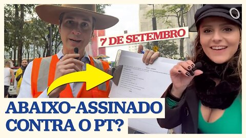 Fui no 7 de Setembro Com Um Abaixo-Assinado e Olha No Que Deu