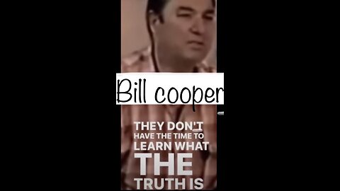 Bill Cooper, You Dont Have Time To Learn What The Truth Is! Bread & Circuses!