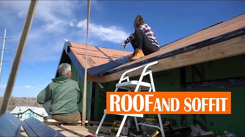 DIY HOME BUILD EP. 061 | ROOF AND SOFFIT