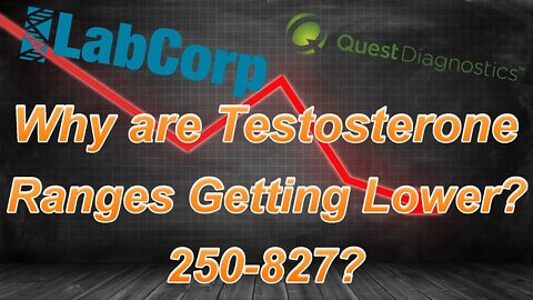 Why Are Testosterone Blood Test Ranges Getting Lower? LabCorp and Quest