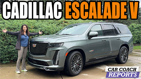 2024 Cadillac Escalade V is a HUGE Luxury and Powerful SUV