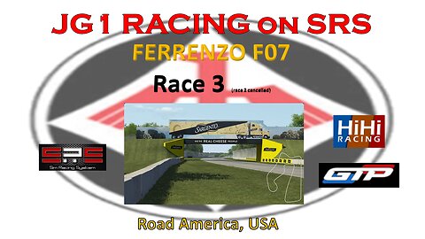 JG1 RACING on SRS - Race 3 - FERRENZO F07 (VRC mod) - Road America - USA