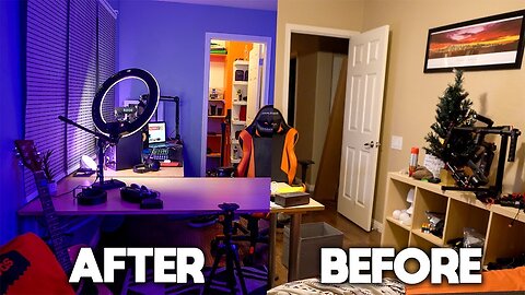 my parents told me to clean my room.. So I Made My DREAM GAMING SETUP