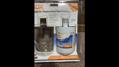 HDX FML-2 Replacement Water Filter Purifier for LG Refrigerators (2 Pack)