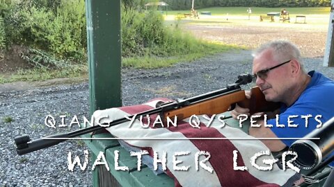 QIANG yuan QYS 8.18 pellets they have redeemed themselves in my Walther LGR 10 meters & 25 yards!