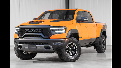 RAM 1500 TRX IGNITION ORANGE ON 2022 CHICAGO AUTO SHOW