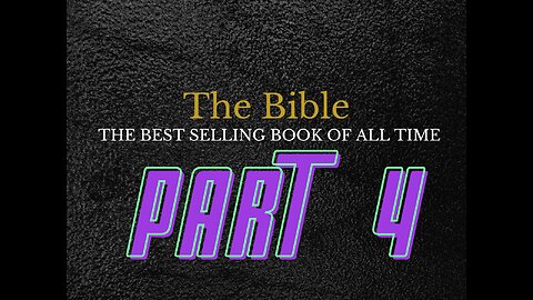 The Bible: The best selling book of all time (How can it change me)