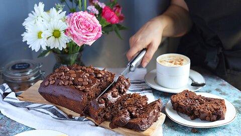 The Best Use of Overripe Bananas. Triple Chocolate Banana Bread