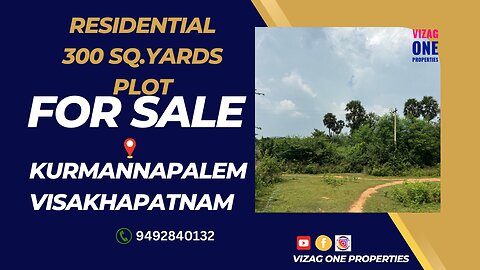 Plot For Sale | Land for Sale | Kurmannapalem | Visakhapatnam Properties sale | Plot Sale | Vizag