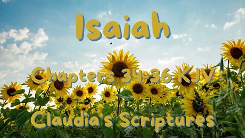 The Bible Series Bible Book Isaiah Chapters 34-36 Audio