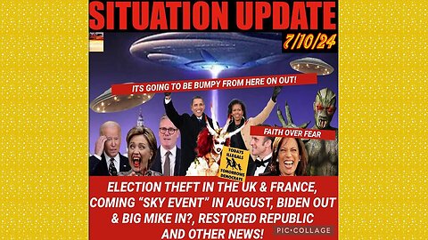 SITUATION UPDATE 7/10/24 - Trump & Biden Debate, Blackout Imminent, Stolen Elections, Judy Byington