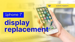 APPLE, Iphone 7, screen, display, repair, replacement, repair video